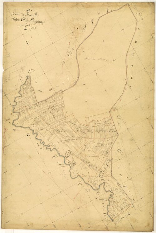 Meurville, section D dite de Bertignerie