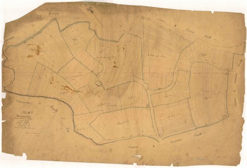Montaulin, section A dite du village, feuille n° 1, parcelles n°1-298