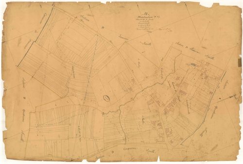Montaulin, section D dite de Daudes, feuille n° 3, parcelles n°182-524
