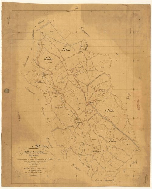 Montfey, tableau d'assemblage