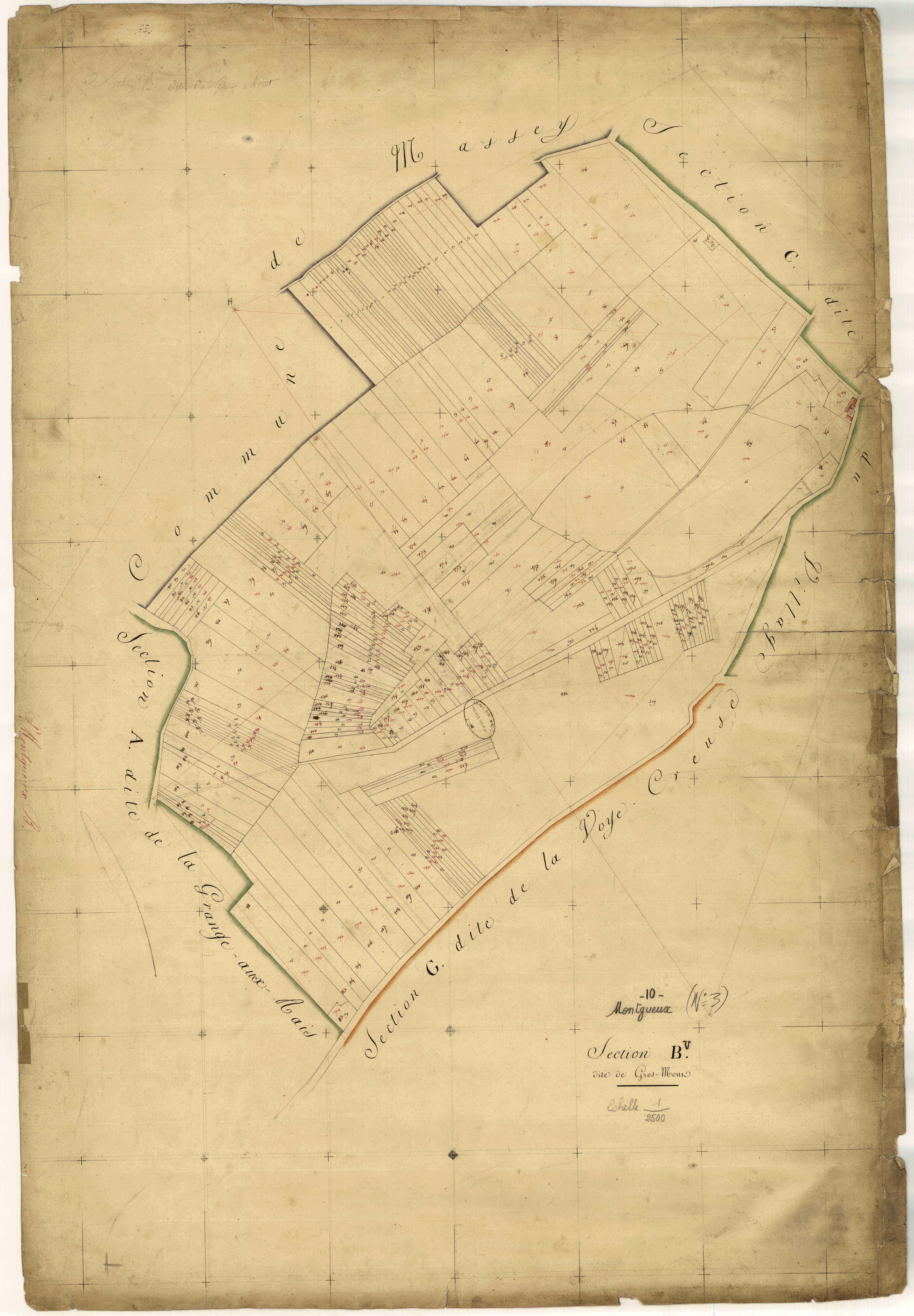 Montgueux, section B dite de Gros Mont