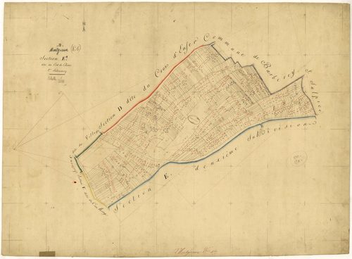 Montgueux, section E dite du Crot de Chirac, feuille n° 1