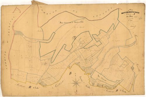 Montier-en-l'Isle, section A dite des Bois, feuille n° 2, parcelles n°42-258