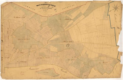 Montier-en-l'Isle, section B dite de Lanvaux et d'Achevaux, feuille n° 5, parcelles n°1635-2116
