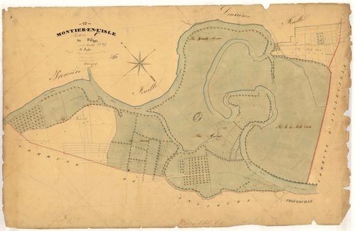 Montier-en-l'Isle, section C dite du village, feuille n°3, parcelles n°1068-1151
