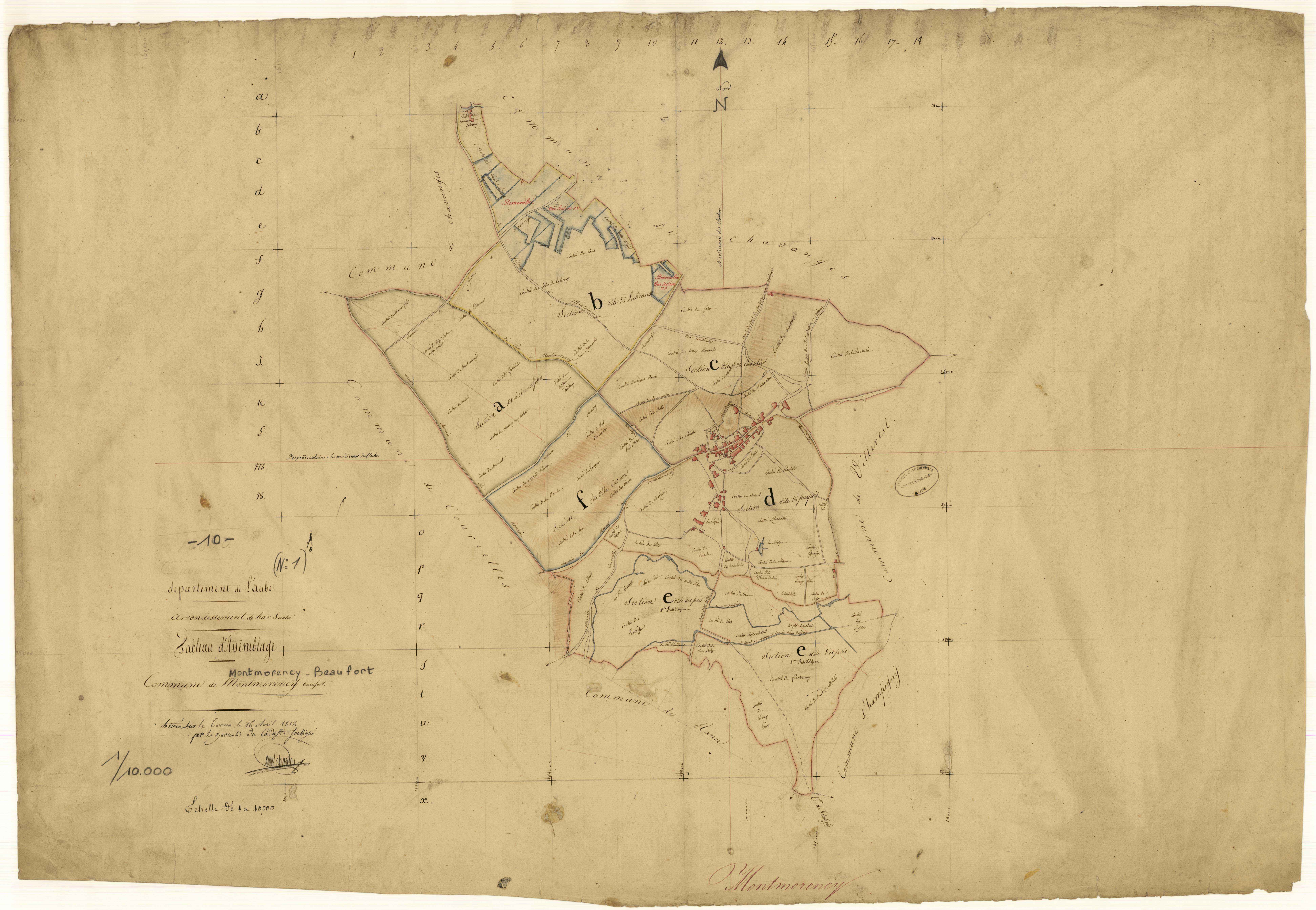 Montmorency-Beaufort, tableau d'assemblage