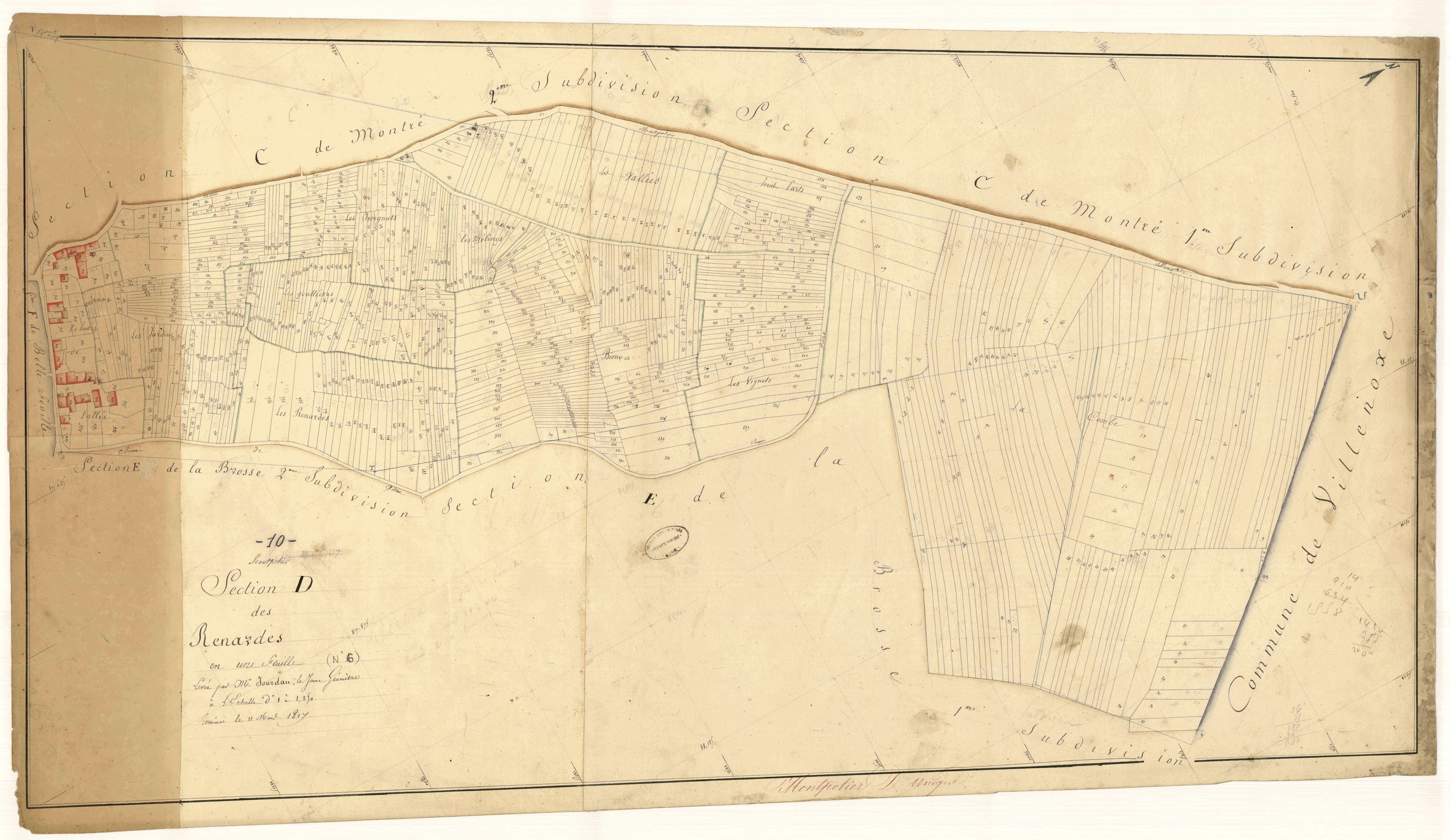 Montpothier, section D dite des Renardes
