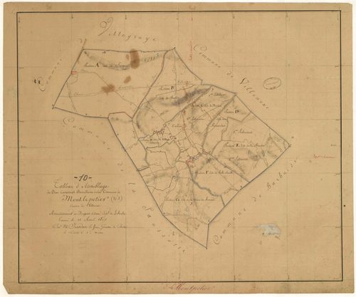 Montpothier, tableau d'assemblage