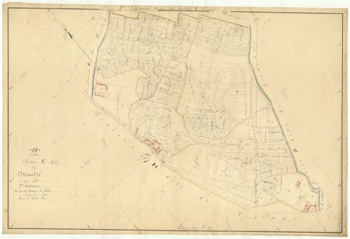 Montpothier, section C dite de Montré, feuille n° 2