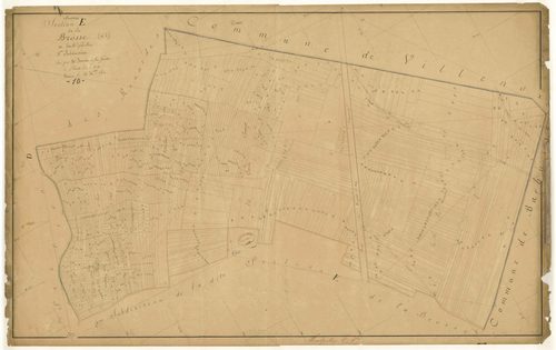 Montpothier, section E dite de la Brosse, feuille n° 1