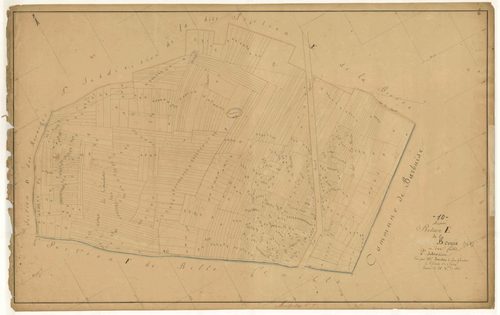 Montpothier, section E dite de la Brosse, feuille n° 2