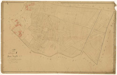 Montpothier, section F dite de Belle-Feuille