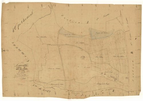 Morvilliers, section A dite des Flattes, feuille n° 2, parcelles n°2-239