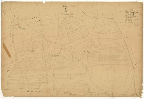 Morvilliers, section C dite du village, feuille n° 3, parcelles n°439-633