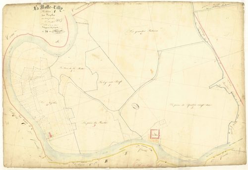 La Motte-Tilly, section A dite des Nozelles, feuille n° 2