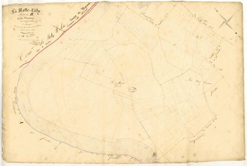 La Motte-Tilly, section B dite de la Varenne, feuille n° 1