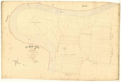 La Motte-Tilly, section B dite de la Varenne, feuille n° 2