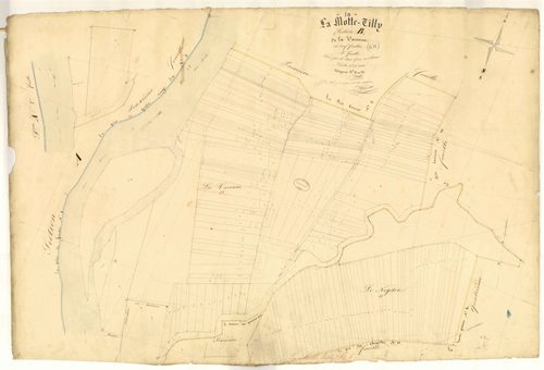 La Motte-Tilly, section B dite de la Varenne, feuille n° 5