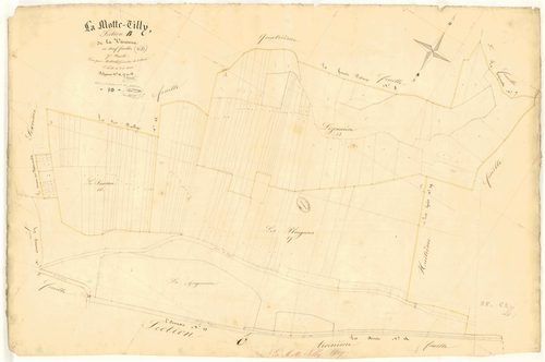 La Motte-Tilly, section B dite de la Varenne, feuille n° 7