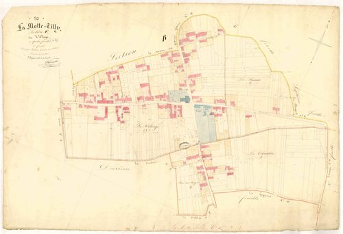 La Motte-Tilly, section C dite du village, feuille n° 1