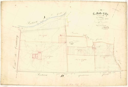 La Motte-Tilly, section C dite du village, feuille n° 2