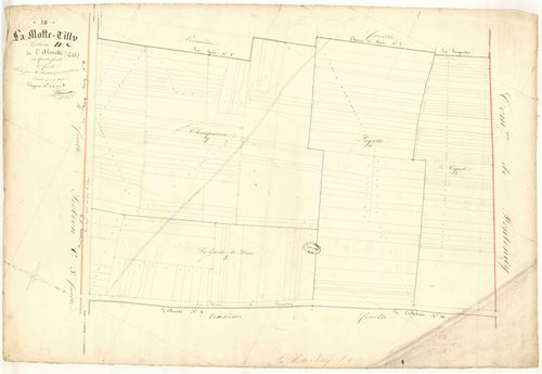 La Motte-Tilly, section D dite de l'Alouette, feuille n° 2
