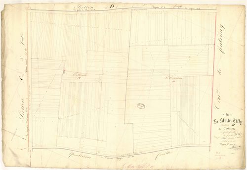 La Motte-Tilly, section D dite de l'Alouette, feuille n° 3