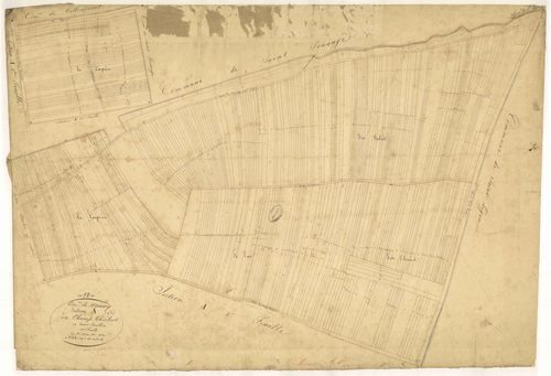 Moussey, section A dite du champ Thiébert, feuille n° 1, parcelles n°1-482