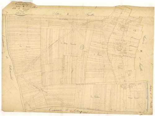 Moussey, section B dite de Savoie, feuille n° 1, parcelles n°1-645