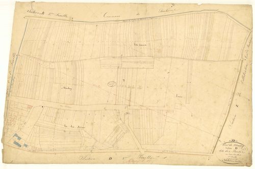 Moussey, section D dite des Plantes, feuille n° 1, parcelles n°1-268