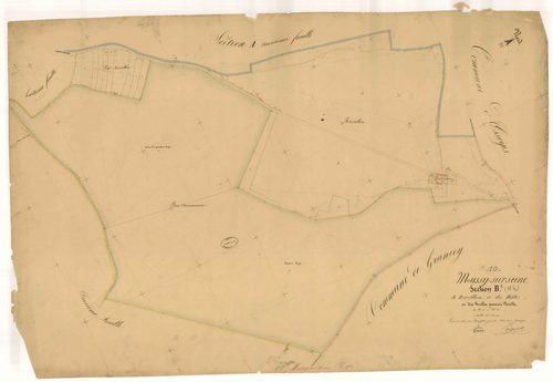 Mussy-sur-Seine, section B dite de Réveillon et des Hôtes, feuille n° 1, parcelles n°1-33