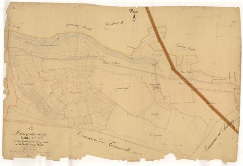 Mussy-sur-Seine, section C dite de Chambraboeur et de Champ-Cadot, feuille n° 6, parcelles n°1161-1382