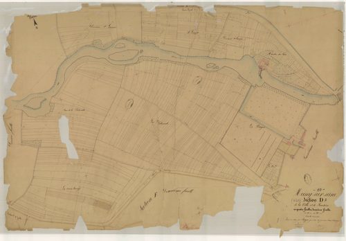 Mussy-sur-Seine, section D dite de la ville et de Fouchère, feuille n° 2, parcelles n°304-685 (la feuille n°3 est manquante)