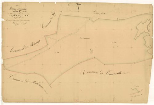 Mussy-sur-Seine, section E dite de Charmoy et des bois communaux, feuille n° 5, parcelles n°1267-1268