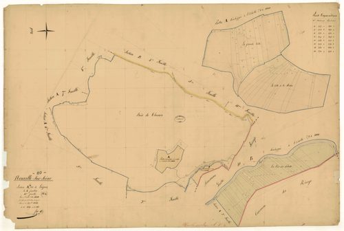 Neuville-sur-Seine, section A dite de Laignes, feuille n° 4, parcelles n°1189-1266