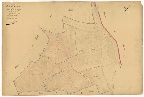 Neuville-sur-Seine, section A dite de Laignes, feuille n° 7, parcelles n°1698-1979