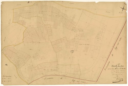 Neuville-sur-Seine, section B dite du Val Mentra, feuille n° 9, parcelles n°1952-2134