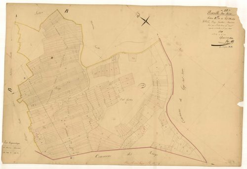Neuville-sur-Seine, section B dite du Val Mentra, feuille n° 10, parcelles n°2135-2376