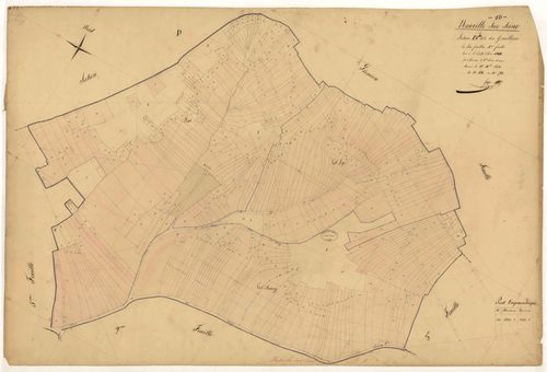 Neuville-sur-Seine, section D dite de gravilliers, feuille n° 4, parcelles n°431-763