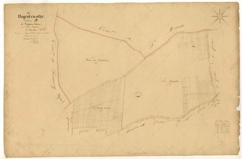 Nogent-en-Othe, section B dite de Nogent Haut, feuille n° 3