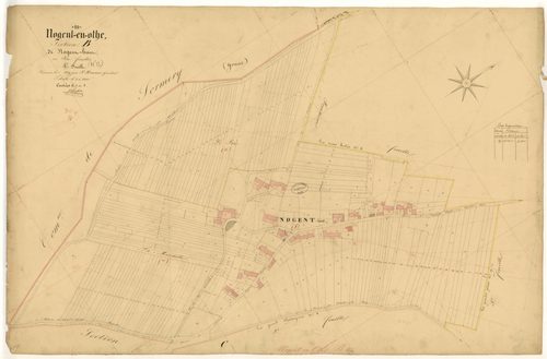 Nogent-en-Othe, section B dite de Nogent Haut, feuille n° 4