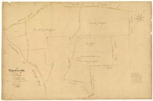 Nogent-en-Othe, section C dite de la Rétorée, feuille n° 3