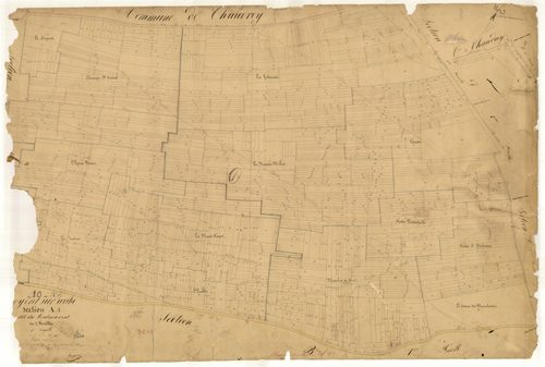 Nogent-sur-Aube, section A dite du Moulin-à-vent, feuille n° 1, parcelles n°1-1195