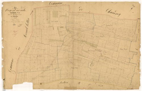 Nogent-sur-Aube, section A dite du Moulin-à-vent, feuille n° 2, parcelles n°1196-2190