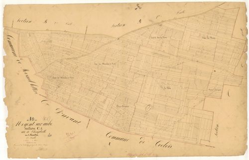 Nogent-sur-Aube, section C dite de Champbille, feuille n° 2, parcelles n°847-1671