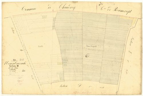 Nogent-sur-Aube, section D dite du village, feuille n° 1, parcelles n°1-264