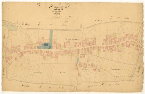 Nogent-sur-Aube, section D dite du village, feuille n° 3, parcelles n°413-836