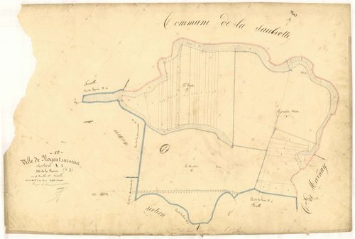 Nogent-sur-Seine, section A dite de la prairie, feuille  n° 1