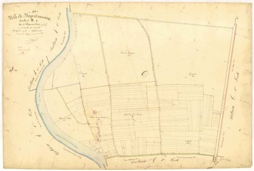 Nogent-sur-Seine, section B dite de Villiers aux choux, feuille  n° 1
