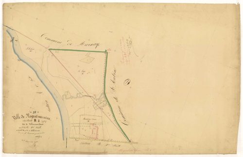 Nogent-sur-Seine, section B dite de Villiers aux choux, feuille  n° 2